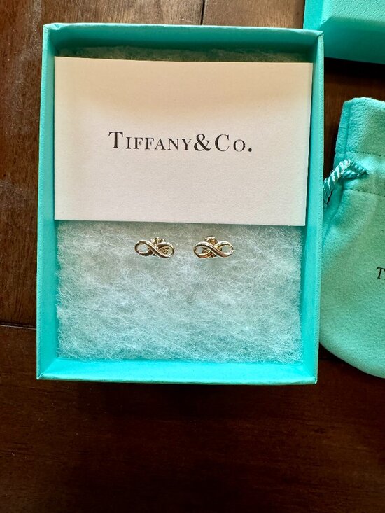 Tiffany & Co. Jewelry - NWT Authentic Tiffany & Co. 925 Sterling Silver Infinity Earrings